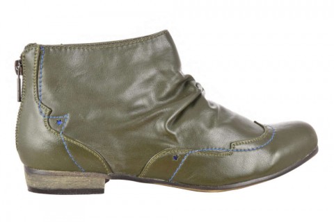 Even&Odd sötétzöld, műbőr női cipő – 37