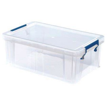 FELLOWES Műanyag tároló doboz, átlátszó, 10 liter, FELLOWES,...