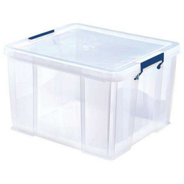 FELLOWES Műanyag tároló doboz, átlátszó, 48 liter, FELLOWES,...