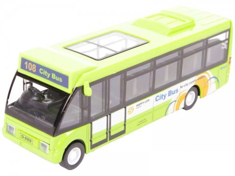 Fém hátrahúzós meghajtású többféle városi busz Modell 1:146 -...