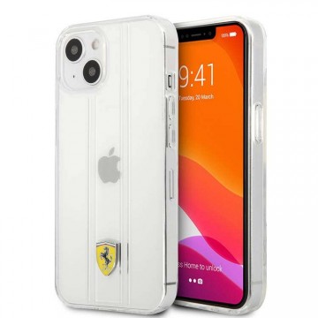 Ferrari "3D Stripes" iPhone 13 átlátszó hátlap tok