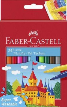 Filctoll készlet, FABER-CASTELL, 24 különböző szín...