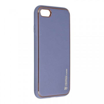 Forcell bőrtok iPhone 7/8 / SE 2020 kék telefontok