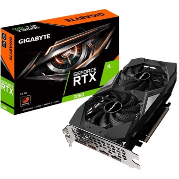 Gigabyte GeForce RTX 2060 D6 6G videokártya (GV-N2060D6-6GD)