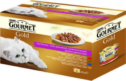Gourmet Gold Duó Élmény - Nedveseledel macskáknak - Multipack...