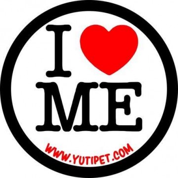 Grafikus címke M-XXL méretű Yutipet hámokhoz (I love me)