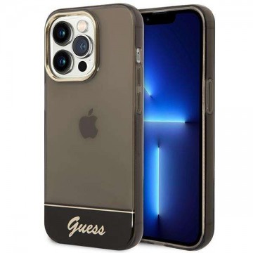 Guess GUHCP14LHGCOK iPhone 14 Pro 6,1" fekete/arany keménytok...