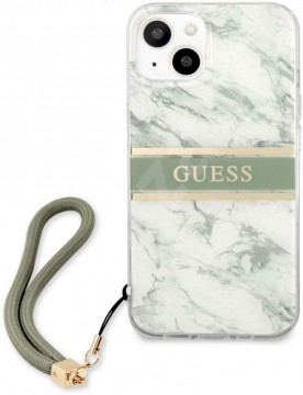 GUESS TPU Marble iPhone 13 Pro Max zöld márvány mintás hátlap...