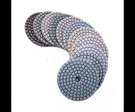 Gyémánt polírozó korong, polírkorong, 8 cm - 100-as