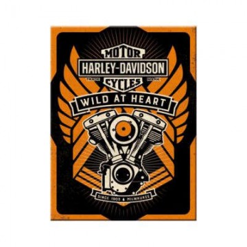 Harley Davidson “Wild at Heart” - Hűtőmágnes