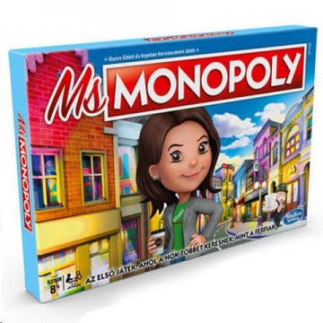Hasbro Ms Monopoly társasjáték (E8424)