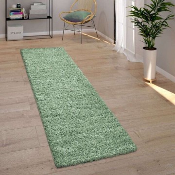 Hochflor-szőnyeg bozontos puha zöld, modell 20499, 160x220cm