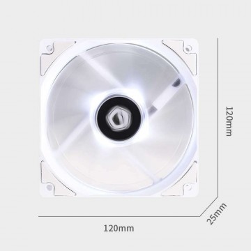 ID-Cooling ház hűtő ventiátor 12cm RGB LED (fehér keret)...