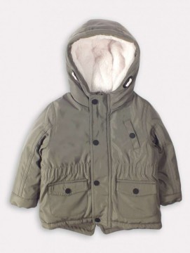IDEXE khaki színű téli kabát