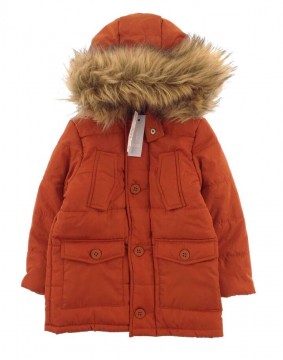 IDEXE rozsdabarna színű téli kabát - 128