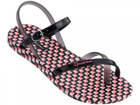 Ipanema Fashion Sandal VIII női szandál - fekete/pink