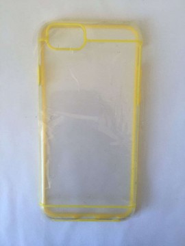 iPhone 6 6S (4,7") sárga TPU kemény hybrid hátlap tok