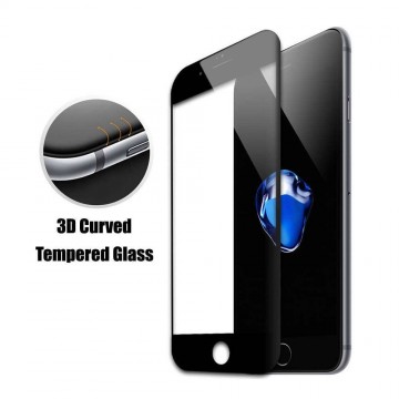 iPhone 7 Plus / 8 Plus PET fólia, előlapi, 3D, hajlított, fekete...