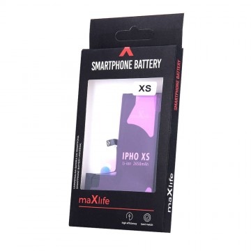 iPhone XS (5.8") akkumulátor, utángyártott, 2658mAh, MaxLife