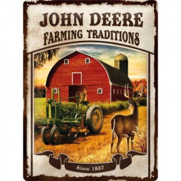 John Deere Farming Tradition Fémtábla