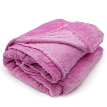 Kellemes tapintású puha plüss takaró – rózsaszín, 150*200cm...