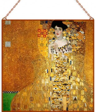 Klimt - Adele Bloch portréja üvegkép