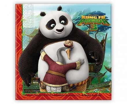 Kung Fu Panda szalvéta 20 db-os 33*33 cm