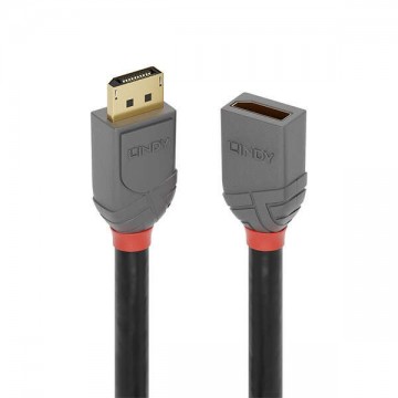LINDY Kábel DisplayPort 1.4 hosszabbító, Anthra Line, 3m