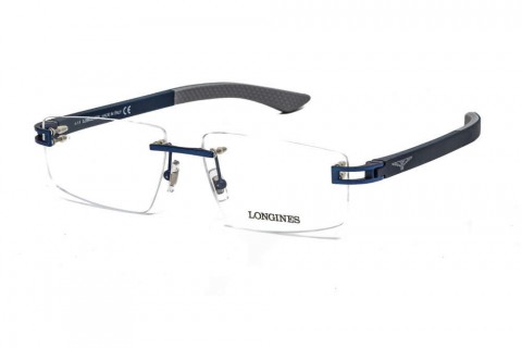 Longines LG5007-H szemüvegkeret csillógó kék / Clear lencsék...