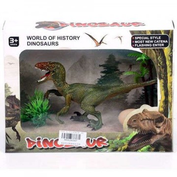 Magic Toys Velociraptor dinoszaurusz figura tojással és...