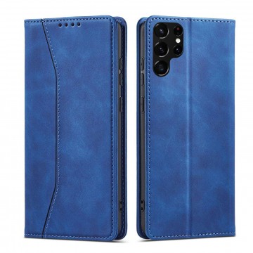Magnet Fancy Case tok Samsung Galaxy S22 Ultra tok kártya tárca k...