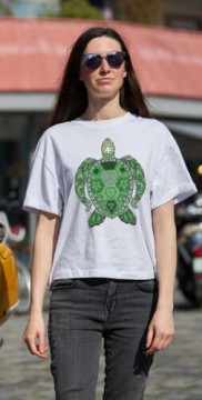 Mandala teknőc póló