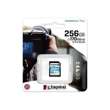 Memóriakártya 256GB Canvas Go! Plus UHS-1 U3 V30 SDXC