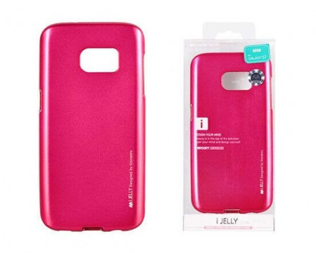 Mercury i-Jelly Metal Samsung G930 Galaxy S7 pink szilikon tok