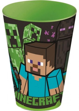 Minecraft pohár, műanyag 430 ml