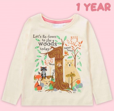Mini Kidz Birthday/Szülinapos póló lányoknak 1 éves vagyok 12-18...