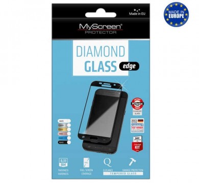 MYSCREEN DIAMOND GLASS EDGE képernyővédő üveg (2.5D full cover,...