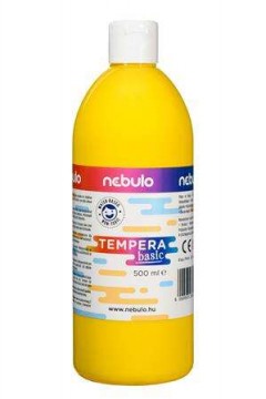 NEBULO Tempera, 500 ml, NEBULO, sárga