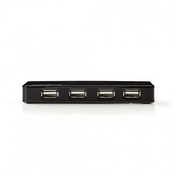 Nedis 7 portos USB hub USB 2.0 (UHUBU2730BK)