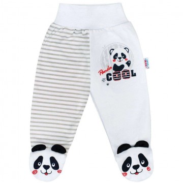 New Baby Baba lábfejes nadrág New Baby Panda 1-3 hó (62 cm)