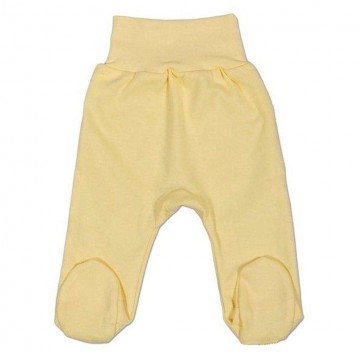 New Baby Csecsemő lábfejes nadrág New Baby sárga újszülött (50...