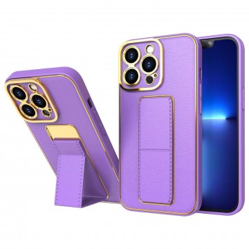 New Kickstand Case tok iPhone 13-hoz lila állvánnyal