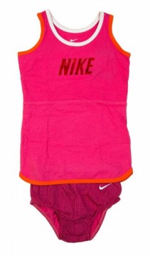 Nike bébi lány rózsaszín ruha, kisbugyi 80-86 cm 373206/680...