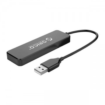 Orico USB2.0 Hub - FL01-BK/99/ (4 port, Bemenet: USB-A, Kimenet: ...