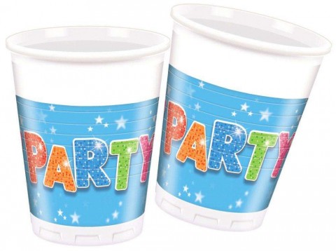 party pohár műanyag 8 db-os 200 ml
