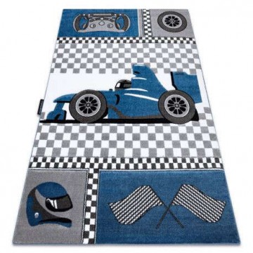 PETIT szőnyeg RACE FORMULA 1 AUTÓ kék 140x190 cm