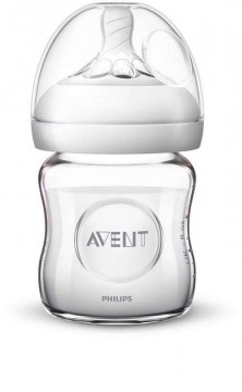 Philips AVENT Natural üvegbõl készült Cumisüveg 120 ml 0+