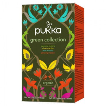 Pukka Green Collection zöld tea 4 féle ízű teával - filter, 20...