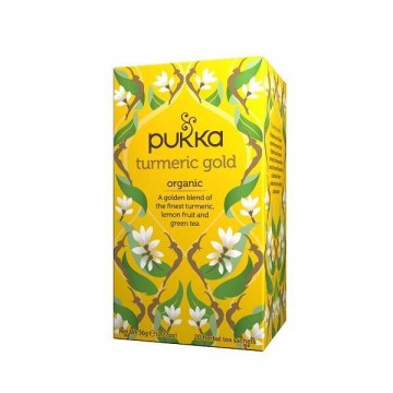 Pukka Zöld Tea Aranyló Kurkumával - filter, 20 db, Pukka Herbs, 36...