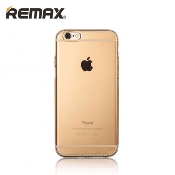 Remax Crystal iPhone 6 6S Plus (5,5") átlátszó arany szilikon...